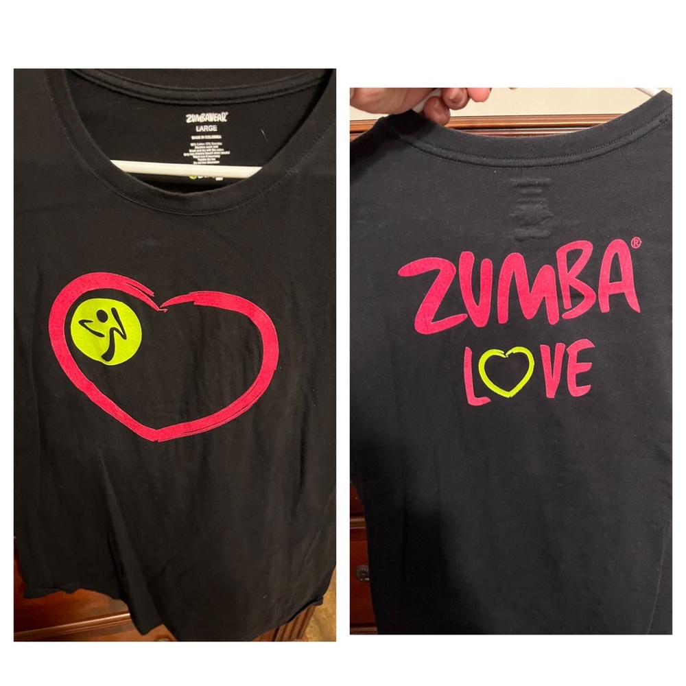 Zumba t-shirt size Large